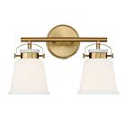 Luminaire de vanité Savoy House Essentials 8-1627-2-322 Kaden 2 Lumières 120W Laiton chaud