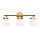 Luminaire de vanité Savoy House Essentials 8-1627-3-322 Kaden 3 Lumières 180W Laiton chaud