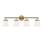 Luminaire de vanité Savoy House Essentials 8-1627-4-322 Kaden 4 Lumières 240W Laiton chaud