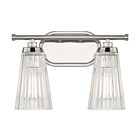 Luminaire de vanité Savoy House Essentials 8-1745-2-109 Chantilly 2 Lumières 120W Nickel poli