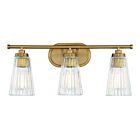 Luminaire de vanité Savoy House Essentials 8-1745-3-322 Chantilly 3 Lumières 180W Laiton chaud