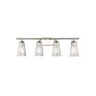 Luminaire de vanité Savoy House Essentials 8-1745-4-109 Chantilly 4 Lumières 240W Nickel poli