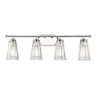 Luminaire de vanité Savoy House Essentials 8-1745-4-109 Chantilly 4 Lumières 240W Nickel poli
