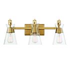Luminaire de vanité Savoy House Essentials 8-1830-3-322 Lakewood 3 Lumières 180W Laiton chaud