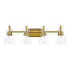 Luminaire de vanité Savoy House Essentials 8-1830-4-322 Lakewood 4 Lumières 240W Laiton chaud