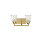 Luminaire de vanité Savoy House 8-1972-2-322 Hampton 2 Lumières 120W Laiton chaud
