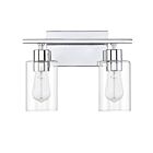 Luminaire de vanité Savoy House 8-2149-2-11 Lambert 2 Lumières 120W Chrome poli