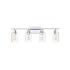 Luminaire de vanité Savoy House 8-2149-4-11 Lambert 4 Lumières 240W Chrome poli