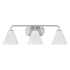 Savoy House 8-2988-3-SN Blair 3-Lumières 180W Nickel satiné Lumière Vanité