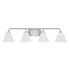 Savoy House 8-2988-4-SN Blair 4-Lumières 240W Nickel satiné Lumière Vanité