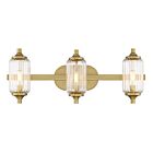 Savoy House 8-3024-3-322 3-Lumières 180W Laiton chaud Luminaire de vanité