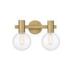 Luminaire de vanité Savoy House Essentials 8-3076-2-322 Wright 2 Lumières 120W Laiton chaud