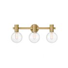 Luminaire de vanité Savoy House Essentials 8-3076-3-322 Wright 3 Lumières 180W Laiton chaud