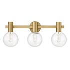 Luminaire de vanité Savoy House Essentials 8-3076-3-322 Wright 3 Lumières 180W Laiton chaud