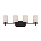 Luminaire de vanité Savoy House Essentials 8-338-4-13 Colton 4 Lumières 240W Bronze anglais