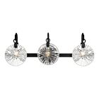 Savoy House 8-3981-3-BK Addison 3-Lumières 180W Noir Vanité 
