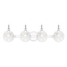 Savoy House 8-3981-4-11 Addison 4-Lumières 240W Chrome/Nickel poli Vanité