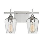 Luminaire de vanité Savoy House Essentials 8-4030-2-11 Octave 2 Lumières 120W Chrome poli