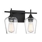 Luminaire de vanité Savoy House Essentials 8-4030-2-13 Octave 2 Lumières 120W Bronze anglais