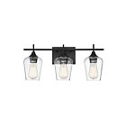 Luminaire de vanité Savoy House Essentials 8-4030-3-13 Octave 3 Lumières 180W Bronze anglais