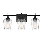 Luminaire de vanité Savoy House Essentials 8-4030-3-13 Octave 3 Lumières 180W Bronze anglais