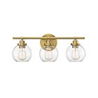 Luminaire de vanité Savoy House Essentials 8-4050-3-322 Carson 3 Lumières 180W Laiton chaud