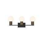 Savoy House 8-4081-3-BK Jarrell 3-Luminaires 60W Noir Incandescente/LED Luminaire de vanité