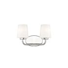 Luminaire de vanité Savoy House Essentials 8-4090-2-109 Capra 2 Lumières 120W Nickel poli