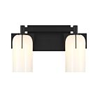 Savoy House 8-4128-2-BK Caldwell 2-Lumières 120W Noir Vanité