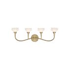 Savoy House 8-5081-4-127 Florena 4-Luminaires 24W Laiton Incandescente/LED Luminaire de vanité