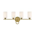 Luminaire de vanité Savoy House 8-530-4-322 Woodbury 4 Lumières 240W Laiton chaud