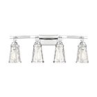 Luminaire de vanité Savoy House 8-560-4-11 Albany 4 Lumières 240W Chrome poli
