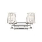 Luminaire de vanité Savoy House Essentials 8-6001-2-109 Garnet 2 Lumières 120W Nickel poli