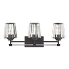Luminaire de vanité Savoy House Essentials 8-6001-3-BK Garnet 3 Lumières 180W Noir mat