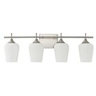Savoy House 8-6030-4-SN Octave 4-Luminaires Nickel satiné Luminaire de vanité Appareil