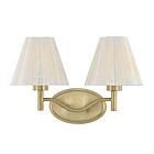 Savoy House 8-6081-2-127 Rosa 2-Luminaires 60W Laiton Incandescente/LED Luminaire de vanité