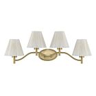 Savoy House 8-6081-4-127 Rosa 4-Luminaires 60W Laiton Incandescente/LED Luminaire de vanité