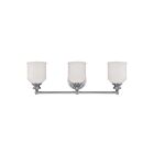 Luminaire de vanité Savoy House Essentials 8-6836-3-11 Melrose 3 Lumières 180W Chrome poli