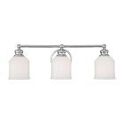 Luminaire de vanité Savoy House Essentials 8-6836-3-11 Melrose 3 Lumières 180W Chrome poli