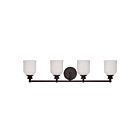Luminaire de vanité Savoy House Essentials 8-6836-4-13 Melrose 4 Lumières 240W Bronze anglais