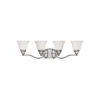 Luminaire de vanité Savoy House Essentials 8-6837-4-69 Yates 4 Lumières 240W Étain