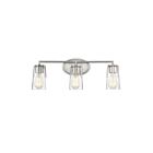 Luminaire de vanité Savoy House Essentials 8-7045-3-SN Sacremento 3 Lumières 180W Nickel satiné