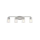 Luminaire de vanité Savoy House Essentials 8-7045-4-SN Sacremento 4 Lumières 240W Nickel satiné
