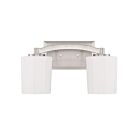 Luminaire de vanité Savoy House Essentials 8-7710-2-SN Whitney 2 Lumières 120W Nickel satiné