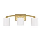 Luminaire de vanité Savoy House Essentials 8-7710-3-322 Whitney 3 Lumières 180W Laiton chaud