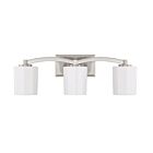 Luminaire de vanité Savoy House Essentials 8-7710-3-SN Whitney 3 Lumières 180W Nickel satiné