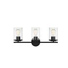 Luminaire de vanité Savoy House Essentials 8-8020-3-BK Marshall 3 Lumières 180W Noir mat