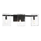 Savoy House 8-8204-3-BK Genry 3-Lumières 180W Noir Vanité 