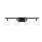 Savoy House 8-8204-4-BK Genry 4-Lumières 240W Noir Vanité 