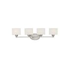 Luminaire de vanité Savoy House Essentials 8-890-4-SN Kane 4 Lumières 240W Nickel satiné